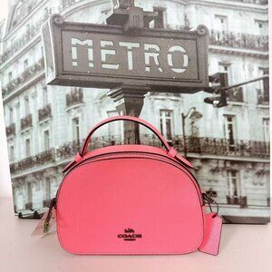 Coach 1589 Serena Crossgrain Satchel IN Pink